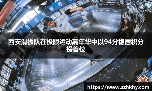 西安滑板队在极限运动嘉年华中以94分稳居积分榜首位