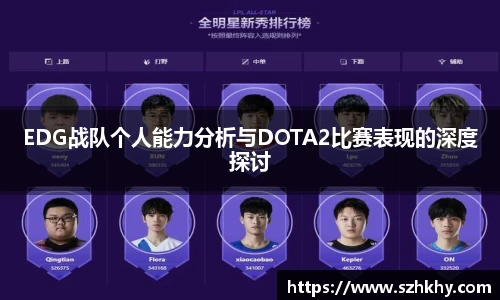 EDG战队个人能力分析与DOTA2比赛表现的深度探讨